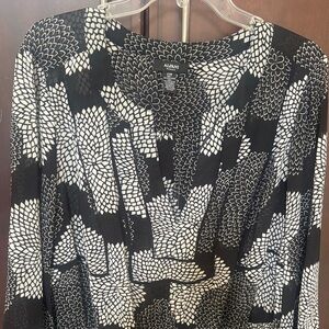 Alfani Monochrome Floral Top
